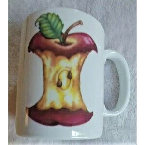 Cup 1990s vintage Mug House of Lloyd Coffee Tea beverage Apple Replacement